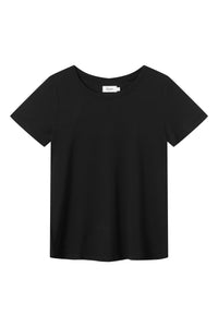 Givn Berlin T-Shirt LENA aus TENCEL™ Lyocell T-Shirt Black (Tencel)