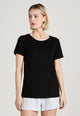 Givn Berlin T-Shirt LENA aus TENCEL™ Lyocell T-Shirt Black (Tencel)