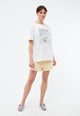 Givn Berlin T-Shitr MASHA (Rose)  aus Bio-Baumwolle T-Shirt White