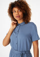 Givn Berlin Taillierter Jumpsuit GBCASSIE aus LENZING™ ECOVERO™ mit Gürtel Jumpsuit Steel Blue