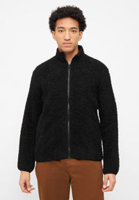 Givn Berlin Teddyfell-Cardigan EMILIO  aus Bio-Baumwolle Jacket Black