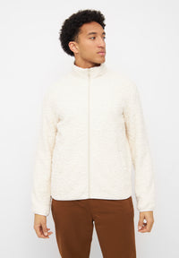 Givn Berlin Teddyfell-Cardigan EMILIO  aus Bio-Baumwolle Jacket Off White