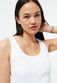 Givn Berlin Top GBILMA aus Bio-Baumwoll Jersey Top White (Rib)