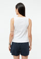 Givn Berlin Top GBILMA aus Bio-Baumwoll Jersey Top White (Rib)