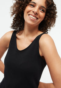 Givn Berlin Top GBJETTE aus Baumwoll-Leinen Mix Top Black (Linen)