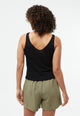 Givn Berlin Top GBJETTE aus Baumwoll-Leinen Mix Top Black (Linen)