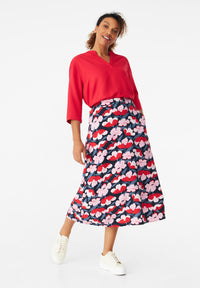 Givn Berlin Tunikabluse GBHARRIETTE relaxed Fit aus LENZING™ ECOVERO™ Blouse Strawberry