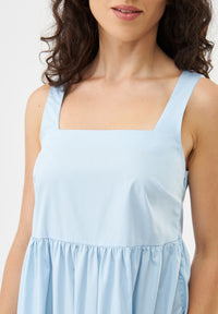 Givn Berlin Volantkleid GBFABIENNE aus Bio-Baumwolle Dress Ice Blue