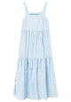 Givn Berlin Volantkleid GBFABIENNE aus Bio-Baumwolle Dress Ice Blue