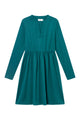 Givn Berlin Volantkleid GBMARIANNA  aus LENZING™ ECOVERO™ Dress Malachite Green