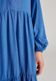 Givn Berlin Volantkleid LENDRA aus LENZING™ ECOVERO™ Dress Sky Blue
