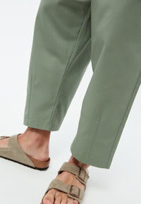 Givn Berlin Weite Hose GBERWIN aus Bio-Baumwolle Trousers Eucalyptus Green