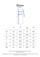 Givn Berlin Wickelkleid GBBABETTE aus Bio-Baumwoll Crepe Dress Nightshade Blue (Outlines)