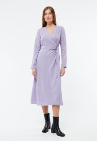 Givn Berlin Wickelkleid GBVIRGINIA aus TENCEL™ mit Peach-Effekt Dress Light Amethyst (Tencel)