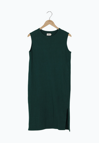 Second Hand Kleid JADE aus recycelter Baumwolle - Cedar Green - M