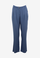 Second Hand Hose GBOLA aus LENZING™ ECOVERO™ mit Bundfalten - Steel Blue - M