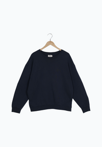 Second Hand Sweater ARIANA aus Bio-Baumwolle - Midnight Blue - L