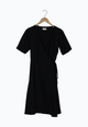 Second Hand Wickelkleid VANESSA aus LENZING™ ECOVERO™ - Black (Tencel) - N/A - M