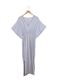 Second hand jersey dress VIOLET made from TENCEL™ Lyocell - Misty Blue (Tencel) - S