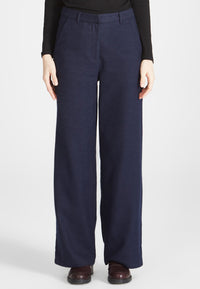 Givn Berlin Hose BEATRICE aus Bio-Baumwolle Trousers Navy Blue