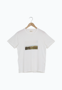 Second Hand T-Shirt COLBY (Dune) aus Bio-Baumwolle - White - S