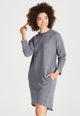 Second hand cotton sweat dress HELEN - Blue - S