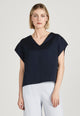 Givn Berlin Blusenshirt RUBY aus TENCEL™ Lyocell Blouse Midnight Blue (Tencel)