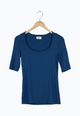 Second Hand T-Shirt ANN aus TENCEL™ Lyocell - Moroccan Blue (Tencel) - XS