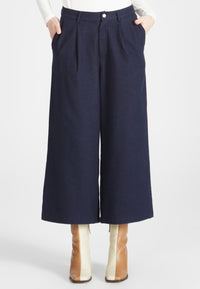 Secondhand TAMARA Culottes Made of Organic Cotton - Navy Blue - M