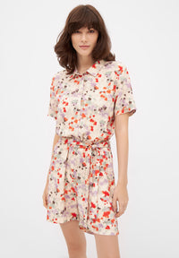 Second Hand Jumpsuit CASSIE aus LENZING™ ECOVERO™ - Lavender / Sage (Flowers) - XL