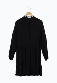 Second Hand Volantkleid LENDRA aus LENZING™ ECOVERO™ - Sky Blue - XS