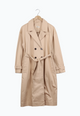 Second Hand Trenchcoat RACHEL aus Bio-Baumwolle - Beige - M