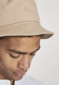Bucket Hat ALEX aus Bio-Baumwolle - Light Brown