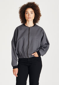 Givn Berlin Blouson COLETTE aus Bio-Baumwolle Jacket Grey