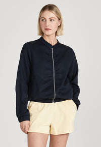 Givn Berlin Blouson DEBBY aus TENCEL™ Lyocell Jacket Midnight Blue (Tencel)