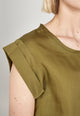 Givn Berlin Blusenshirt CAPRI aus TENCEL™ Lyocell Blouse Olive Oil (Tencel)