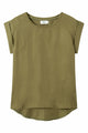 Givn Berlin Blusenshirt CAPRI aus TENCEL™ Lyocell Blouse Olive Oil (Tencel)