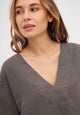 Givn Berlin Blusenshirt HARPER aus Leinen Blouse Taupe (Linen)