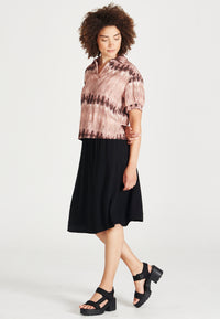 Givn Berlin Blusenshirt MELANIE aus LENZING™ ECOVERO™ Blouse Muddy Pink (Tie Dye)