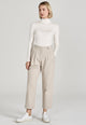 Givn Berlin Bundfaltenhose CHRISTIN aus Bio-Baumwolle Trousers Beige
