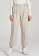 Givn Berlin Bundfaltenhose CHRISTIN aus Bio-Baumwolle Trousers Beige