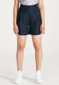 Givn Berlin Cargo-Shorts KAREN aus Leinen Shorts Midnight Blue (Linen)