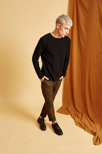 Givn Berlin Chino-Hose LOGAN aus Bio-Baumwolle Trousers Olive