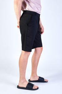 Cotton Chino Shorts LUKAS - Black