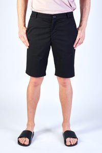 Cotton Chino Shorts LUKAS - Black