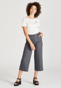 Givn Berlin Culotte BRINA aus Bio-Baumwolle Trousers Grey