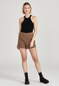 Givn Berlin Shorts FILIZ aus Bio-Baumwolle Shorts Muddy Brown