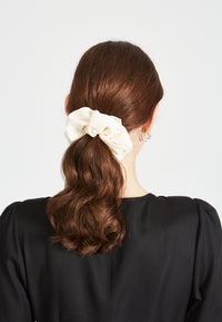 Hair tie SINA organic cotton - Off White (Linen)