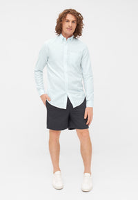 Givn Berlin Hemd RAMIN aus Bio-Baumwolle Buttoned Shirt Sage / White (Stripes)