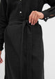 Givn Berlin Hemdblusenkleid GRETA aus Bio-Baumwolle Dress Anthracite
